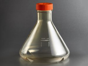 431143, Corning® 125 mL Polycarbonate Erlenmeyer Flask with Vent Cap